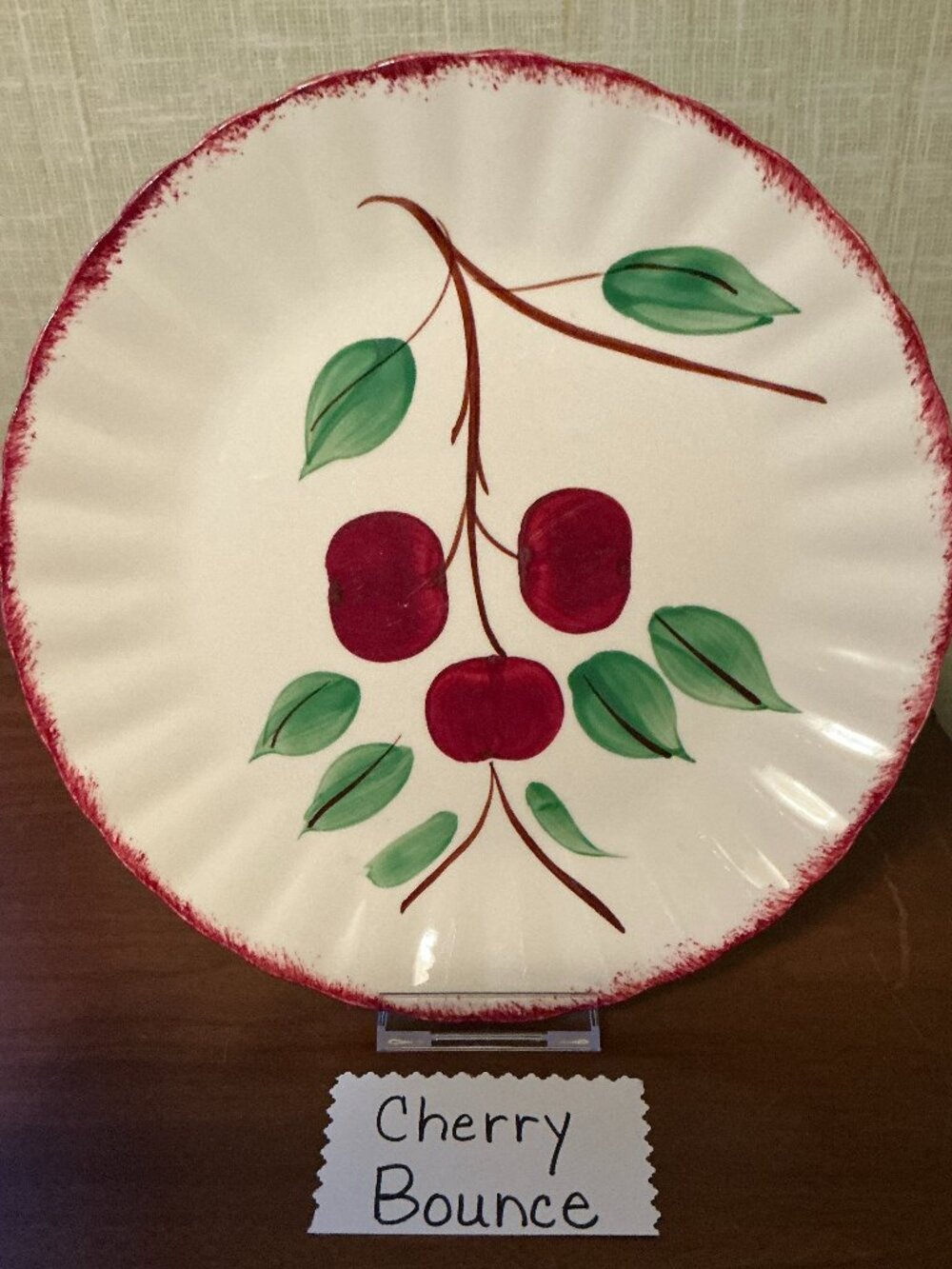 Blue Ridge Southern Pottery Cherry Bounce